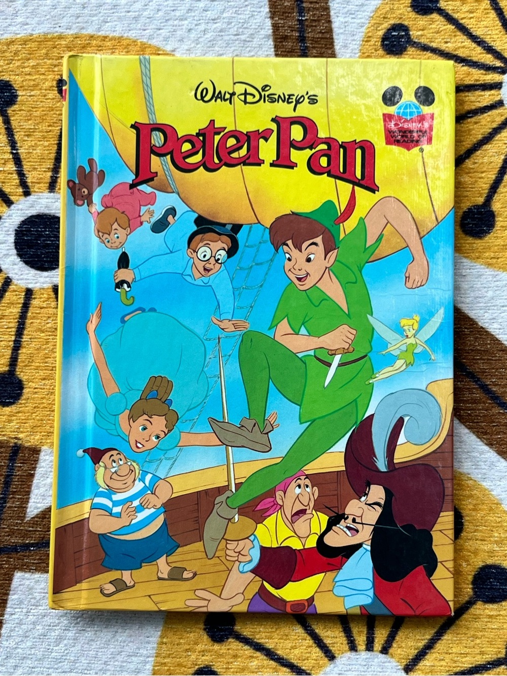 Vintage 1993 Disney Peter Pan Hardcover Children’s Book Illustrated